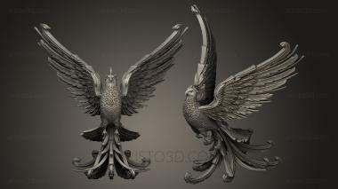 Bird figurines (STKB_0064) 3D model for CNC machine